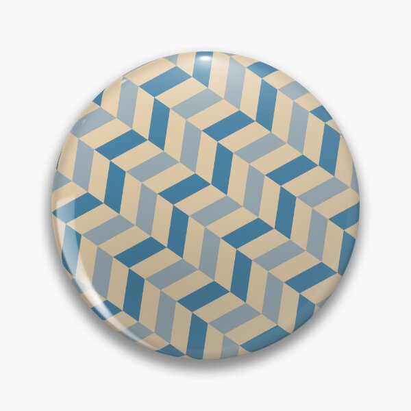 Item preview, Herringbone scandi pattern in pastel blue and beige designed and sold by patterncrow.