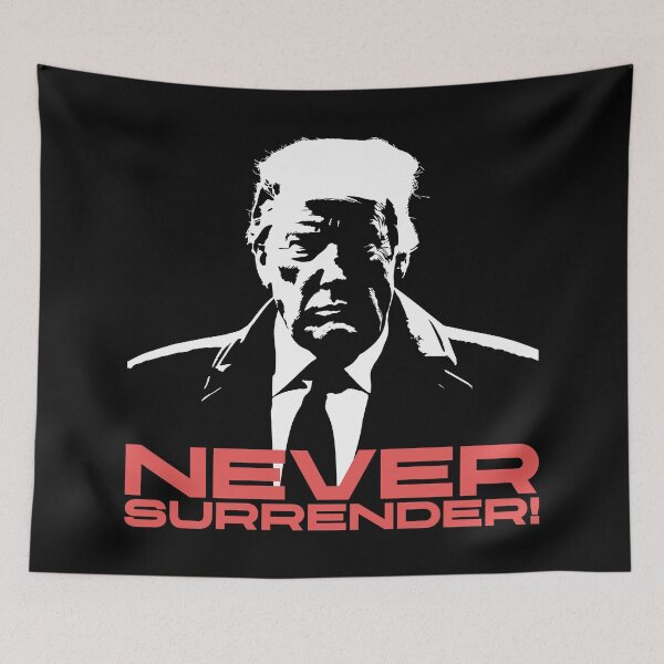 Item preview, Donald Trump Never surrender designed and sold by etraveler.