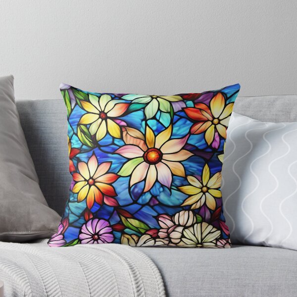 Item preview, Stained Glass Flowers designed and sold by SeamCraft.