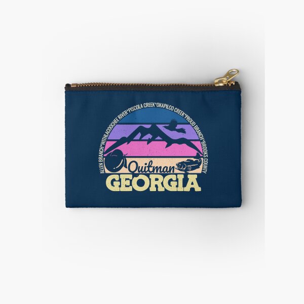 Item preview, Quitman Georgia Sunset Retro Vintage Local Pride Logo designed and sold by CRHPOD20.