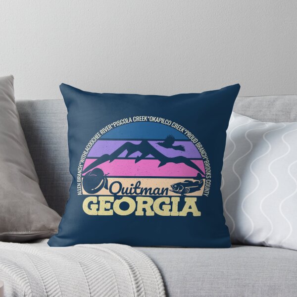 Item preview, Quitman Georgia Sunset Retro Vintage Local Pride Logo designed and sold by CRHPOD20.