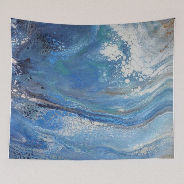 Item preview, Sea Spray: Acrylic Pour Painting designed and sold by Bethany Christensen.