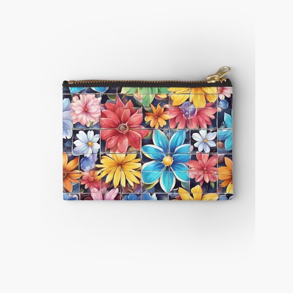 Item preview, Uneven Tile Floral Design designed and sold by SeamCraft.
