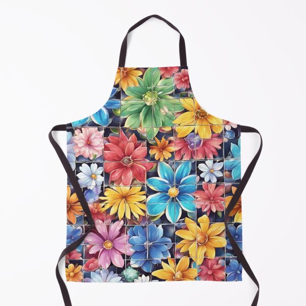 Item preview, Uneven Tile Floral Design designed and sold by SeamCraft.