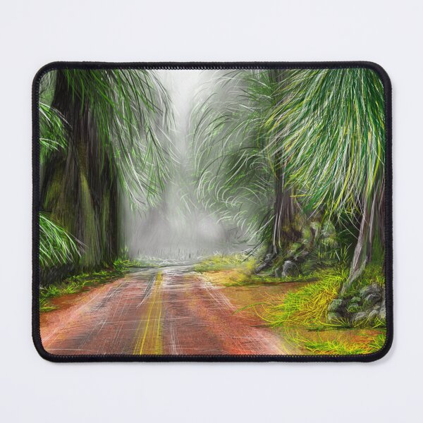 Item preview, Mystic Journey: The Fog-Kissed Forest Road designed and sold by SahilAlam.