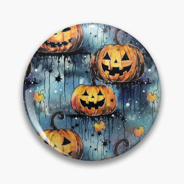 Artikelvorschau, Halloween-Aquarellmuster Nr. 14 entworfen und verkauft von NatureSight.
