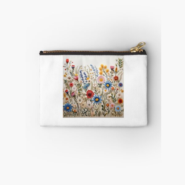 Item preview, Detailed Gorgeous Wildflowers in the style of Art-Brut designed and sold by ckwags.