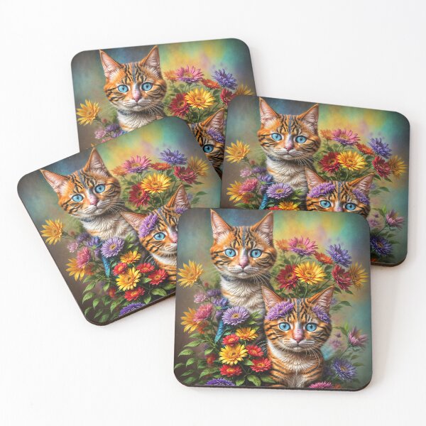 Item preview, Animal - Cat - Like a cat with a bouquet designed and sold by Mike Savad Photography.