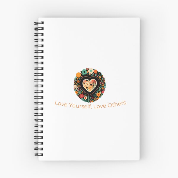 Item preview, Love Yourself, Love Others Colorful Flower Heart Design #4 designed and sold by LaBoutiqueDeFab.