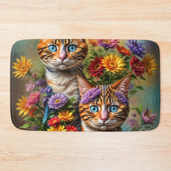 Item preview, Animal - Cat - Like a cat with a bouquet designed and sold by Mike Savad Photography.