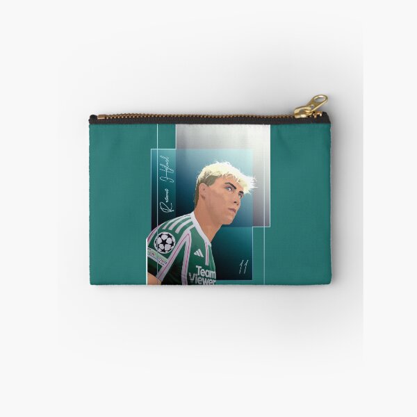 Item preview, Rasmus Hojlund Man Utd and Denmark Soccer Player Abstract Illustration Portrait designed and sold by VibesAndVision.