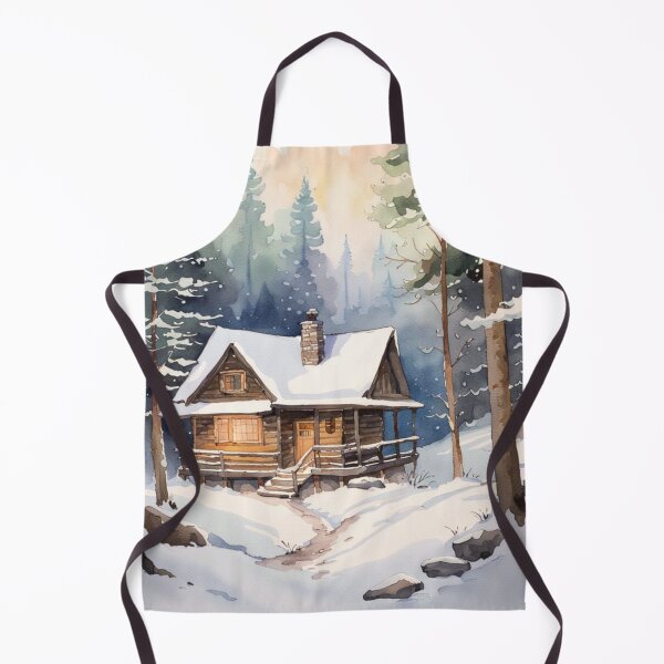 Item preview, Watercolor Cabin designed and sold by Gabriela McDaniel.