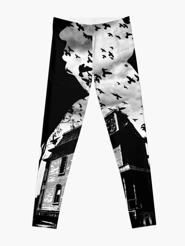 Alternate view of Alfred Hitchcock Collage Leggings
