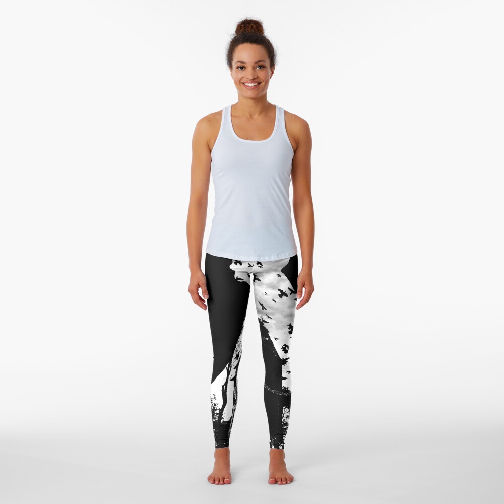 Alfred Hitchcock Collage Leggings