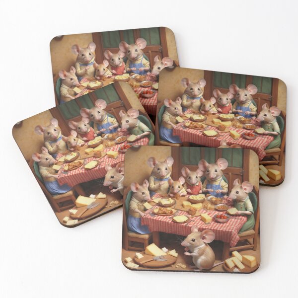 Item preview, Animal - Mouse - Dinner with the Mousingtons designed and sold by Mike Savad Photography.