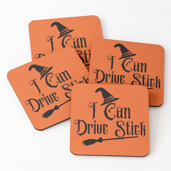 Item preview, I Can Drive stick | Witch Hat and Broom | Halloween Tee designed and sold by EDigitalDesigns.