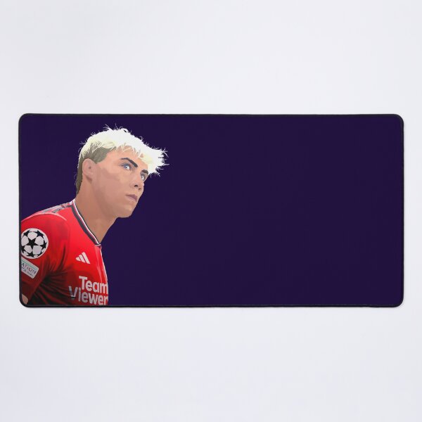 Item preview, Rasmus Hojlund Man Utd Abtstract Illustration Design Portrait Transparrent designed and sold by VibesAndVision.
