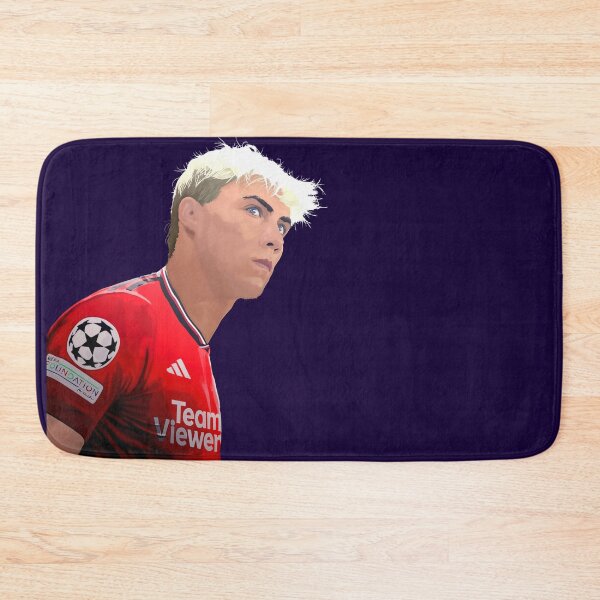 Item preview, Rasmus Hojlund Man Utd Abtstract Illustration Design Portrait Transparrent designed and sold by VibesAndVision.