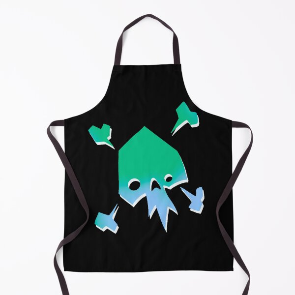 Item preview, Aqua Skull And Crossbones - Funky Jolly Rodger designed and sold by Mitch616Art.