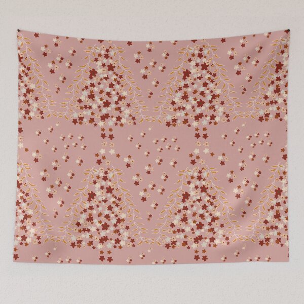 Item preview, Pretty raspberry pink Christmas trees! designed and sold by SerahO.