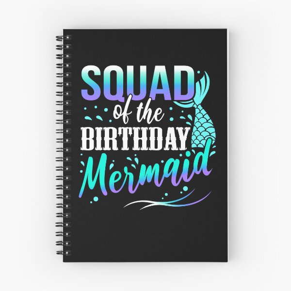 Item preview, Mermaid Birthday Squad Tee Great Gift Amazing Funny Bday Squad party Birthday Squad Party Matching Family Group Funny Bday Team designed and sold by smartrocket.
