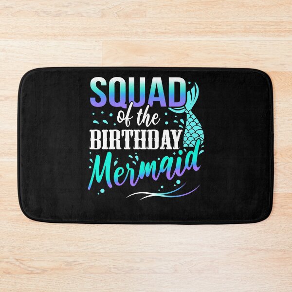 Item preview, Mermaid Birthday Squad Tee Great Gift Amazing Funny Bday Squad party Birthday Squad Party Matching Family Group Funny Bday Team designed and sold by smartrocket.