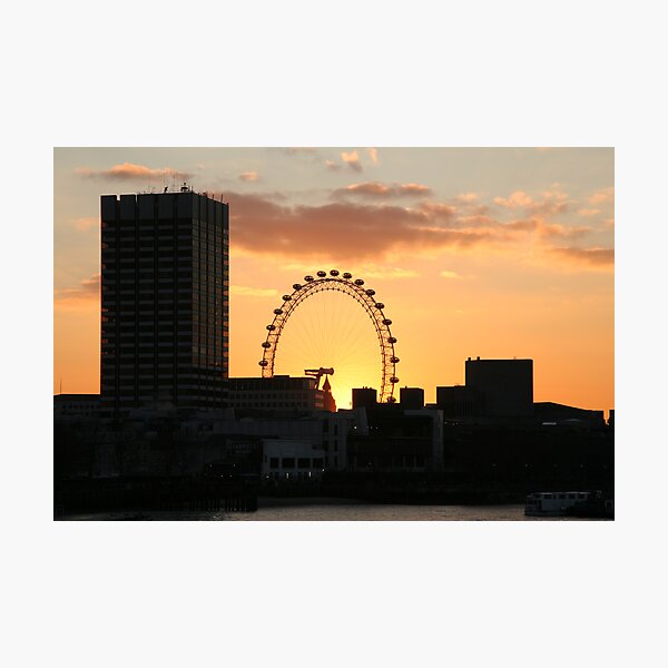 Item preview, Sunset over London Eye  designed and sold by Trifle.