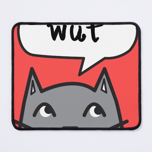 Artikelvorschau, Süße graue Katze sagt Wut | Wut Meme entworfen und verkauft von sassandsun.
