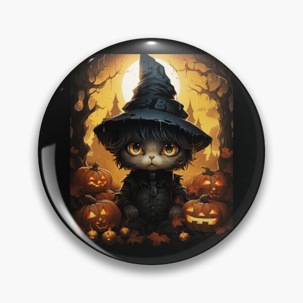 Item preview, halloween cat designed and sold by HarriPaloma.