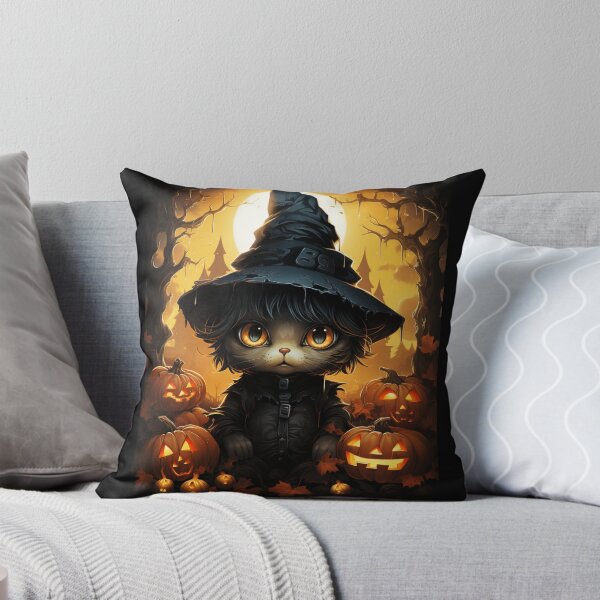 Item preview, halloween cat designed and sold by HarriPaloma.