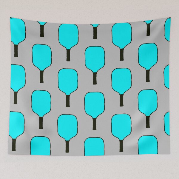 Item preview, bright blue Pickle ball paddle designed and sold by bluemirrorball.
