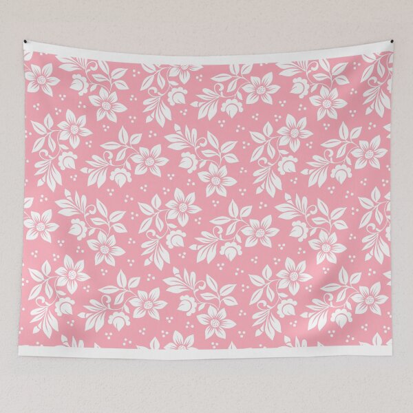 Item preview, Pink BG Flowers Pattern designed and sold by Xmepr.
