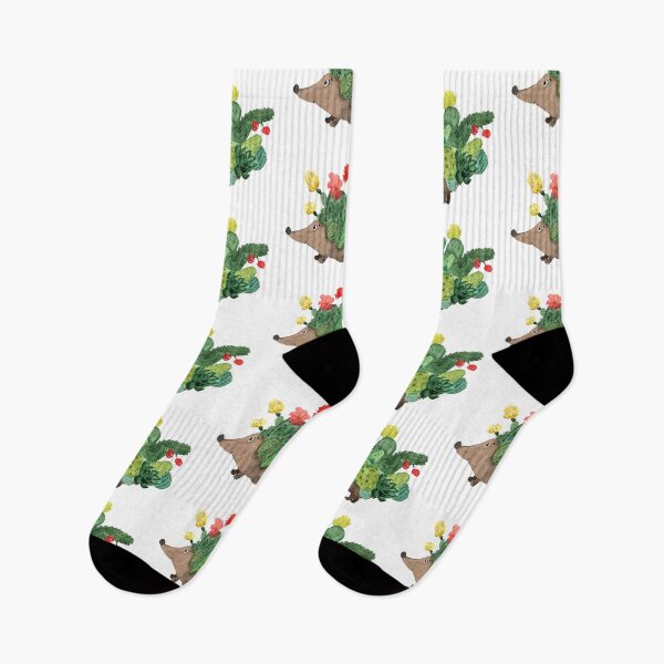 Item preview, ​Cactus Hedgehog - Whimsical Botanical designed and sold by ArtStyleAlice.