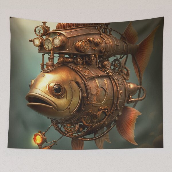 Item preview, Steampunk - Fish - Deep sea fish designed and sold by Mike Savad Photography.