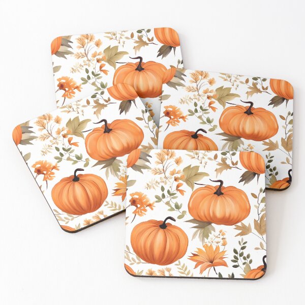 Item preview, Pumpkin Floral Fall Thanksgiving Pattern designed and sold by SecretDicer.