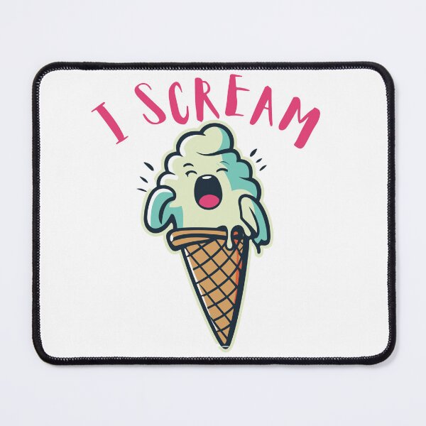 Item preview, Cute Ice Cream Cone T-Shirt - 'I Scream' Funny Quote Design designed and sold by lemamis.