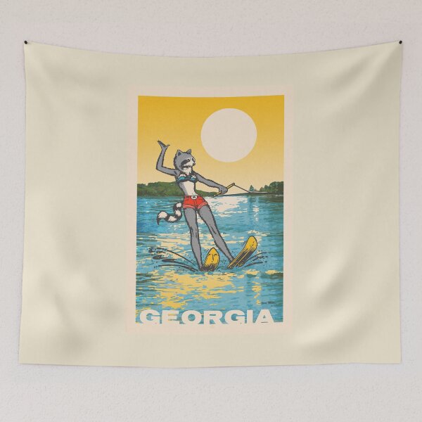 Item preview, Waterskiing In Georgia designed and sold by TomasekArt.