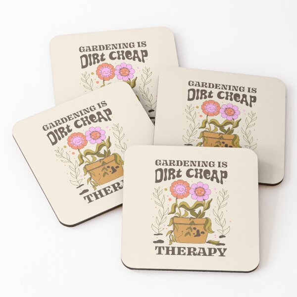 Item preview, Gardening Is Dirt Cheap Therapy by Tobe Fonseca designed and sold by Tobe Fonseca®.