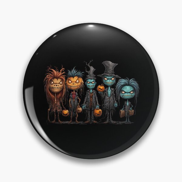 Item preview, 5 scary creatures designed and sold by HarriPaloma.