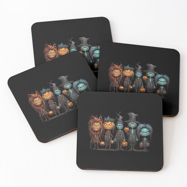 Item preview, 5 scary creatures designed and sold by HarriPaloma.