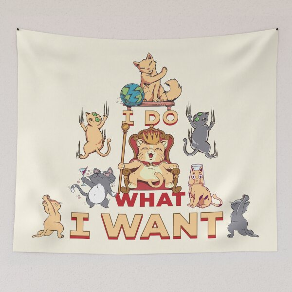 Item preview, I do what I want designed and sold by bemeowvelous collections.