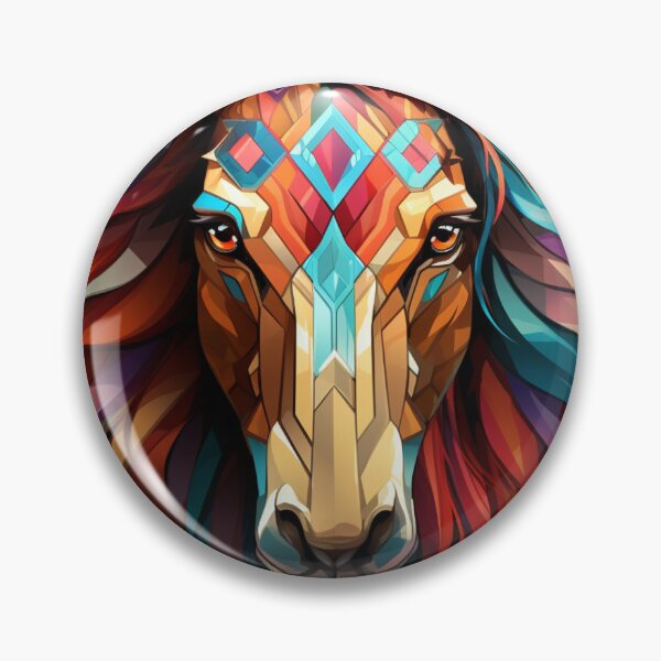 Item preview, Equine Kaleidoscope: A Vibrant Odyssey designed and sold by Wayferg.