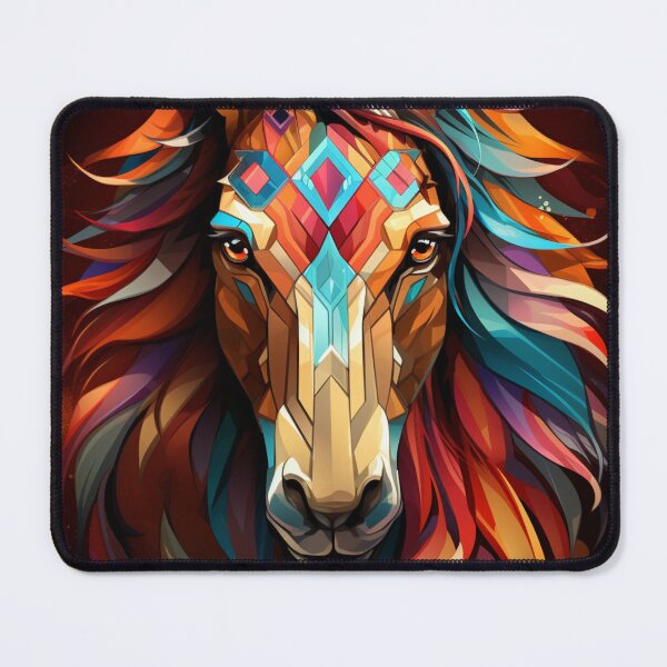 Item preview, Equine Kaleidoscope: A Vibrant Odyssey designed and sold by Wayferg.