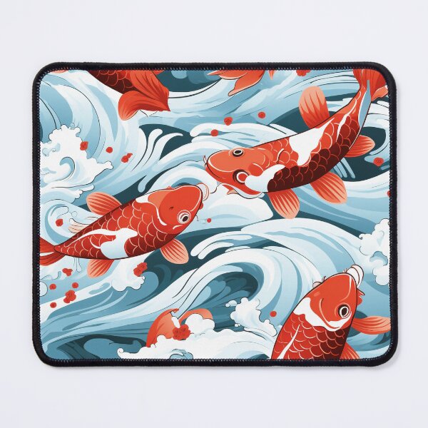 Item preview, Koi fish in wave designed and sold by TopChoiceNow.
