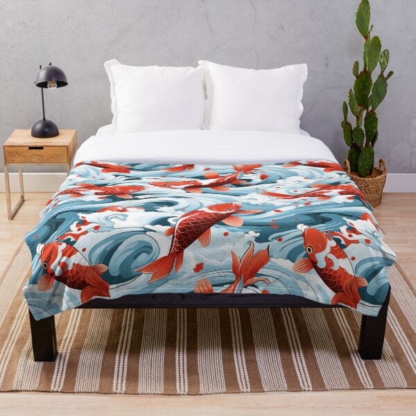 Item preview, Koi fish in wave designed and sold by TopChoiceNow.