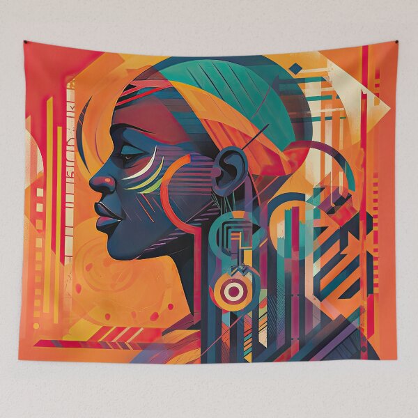 Item preview, African Style Bauhaus Design designed and sold by ArtificialGenes.