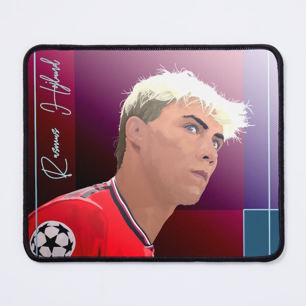 Item preview, Rasmus Hojlund Man Utd Square Background Transparrent Illustration designed and sold by VibesAndVision.