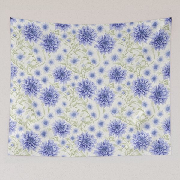 Item preview, Vintage Watercolor Cornflowers designed and sold by Victoria Riabov.