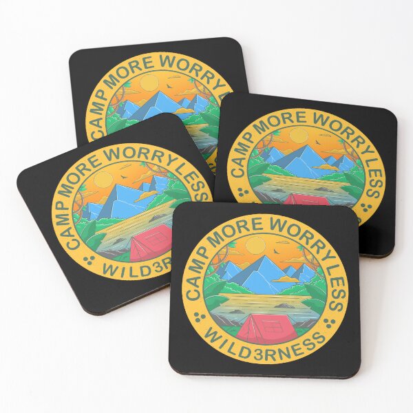 Item preview, Camp More Worry Less designed and sold by Artthree.