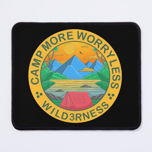 Item preview, Camp More Worry Less designed and sold by Artthree.